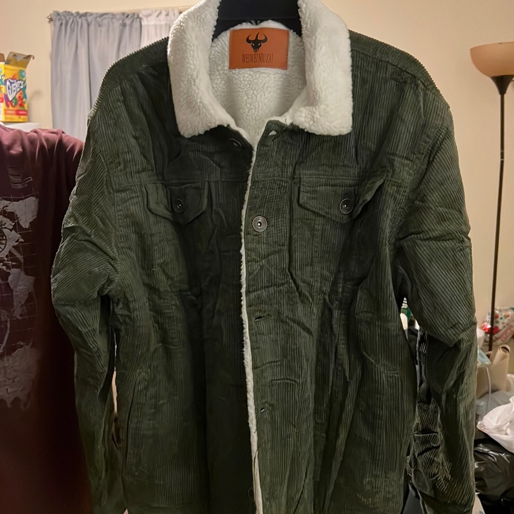 Green corduroy jacket (New)